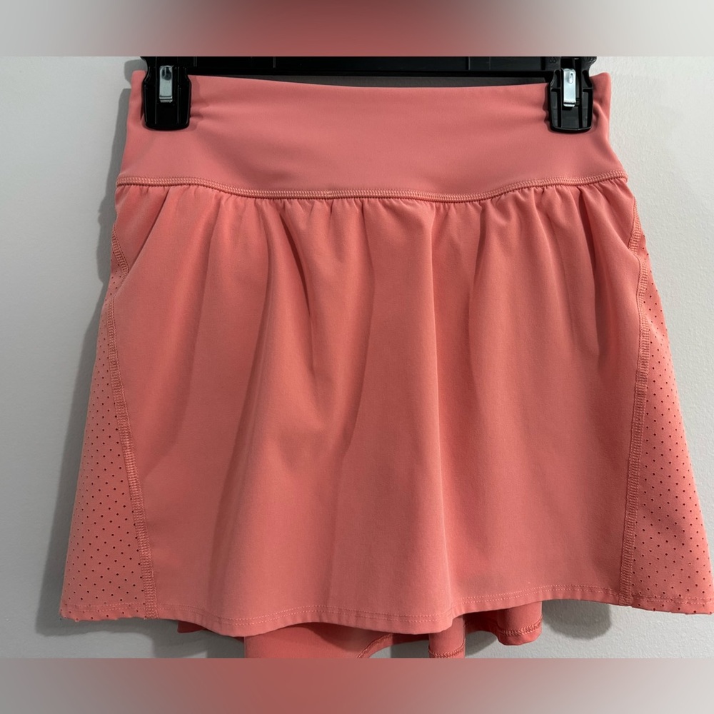 SPANX Get Moving Skort Women’s Size Small Coral Pink Athletic Tennis Golf - Picture 3 of 5